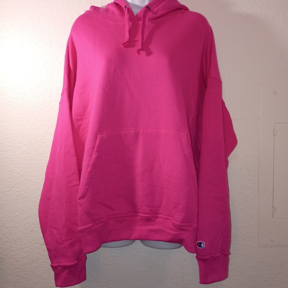 Champion Tops - Champion Hot Pink Hoodie size XL 50/50 Cotton/Poly